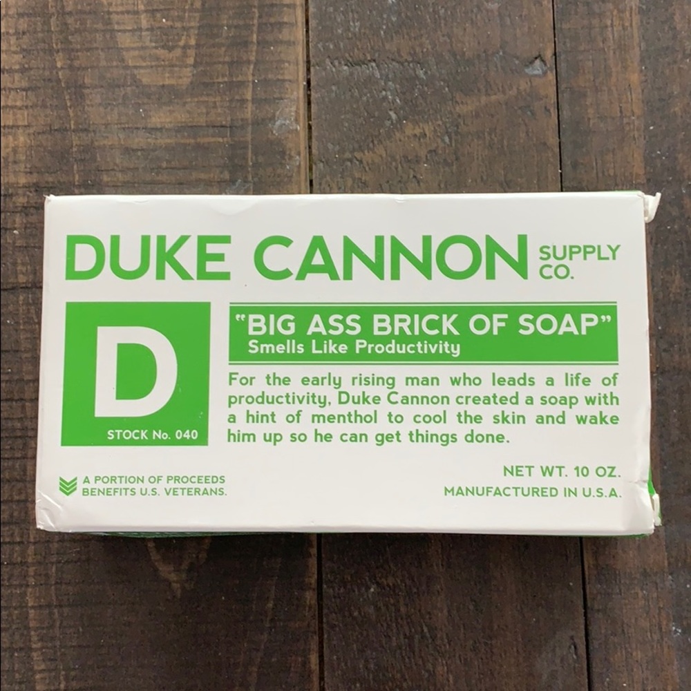 Duke Cannon “Big Ass Brick of Soap”
